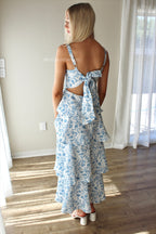 Blue & White Maxi
