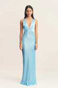 Shona Joy - La Lune Plunged Cross Back Maxi