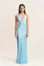 Shona Joy - La Lune Plunged Cross Back Maxi