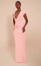 PLT - Plunge Maxi Pink