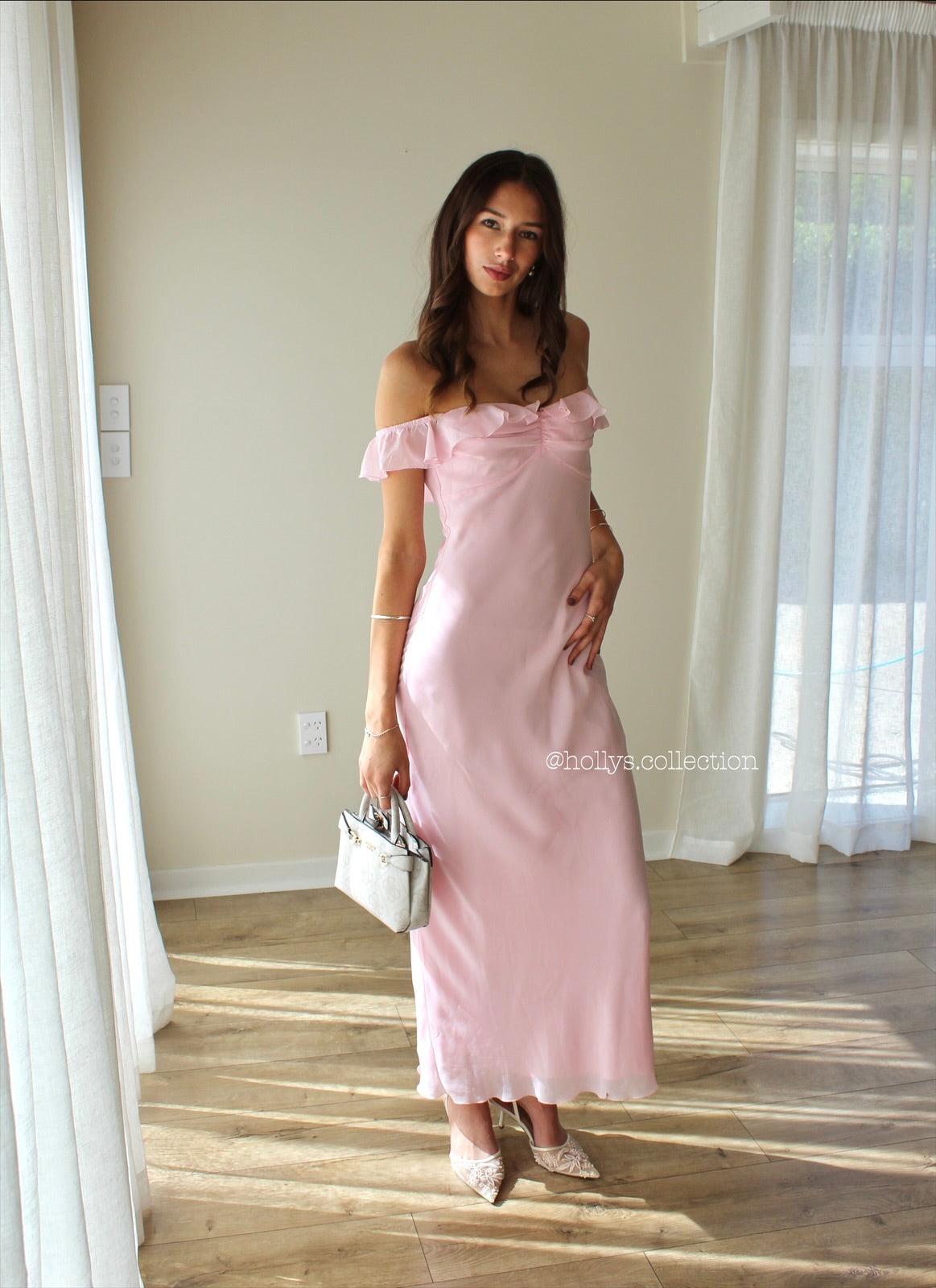beginnings boutique pink dress Beginning Boutique Pink Off The Shoulder Formal Dress Beginning Boutique Ella Light Pink Off Shoulder Formal